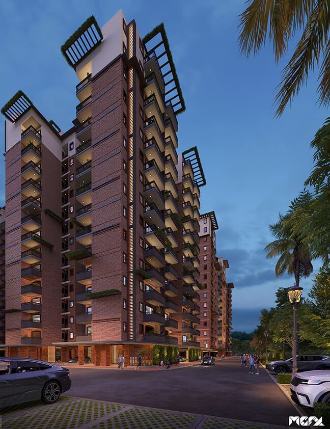 Riverdale Aerovista - Melody of Life - Front Elevation